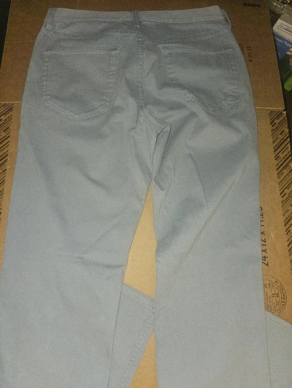 Banana Republic Men's Slim Traveler 5-Pocket Pants 31x32 Slate Blue
